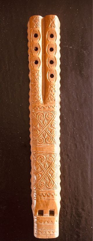 Flauto antico intagliato a mano wood