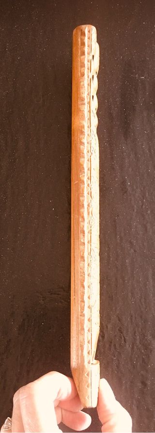 Flauto antico intagliato a mano wood