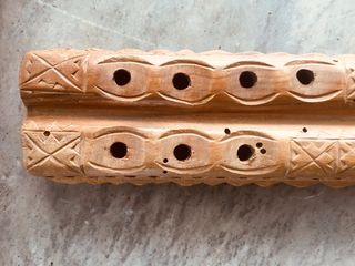 Flauto legno antico fatto a mano