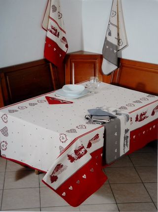 tovaglie nuove 6 posti, 140x180, 100% cotone