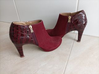 Botines granate Marie Mare talla 38