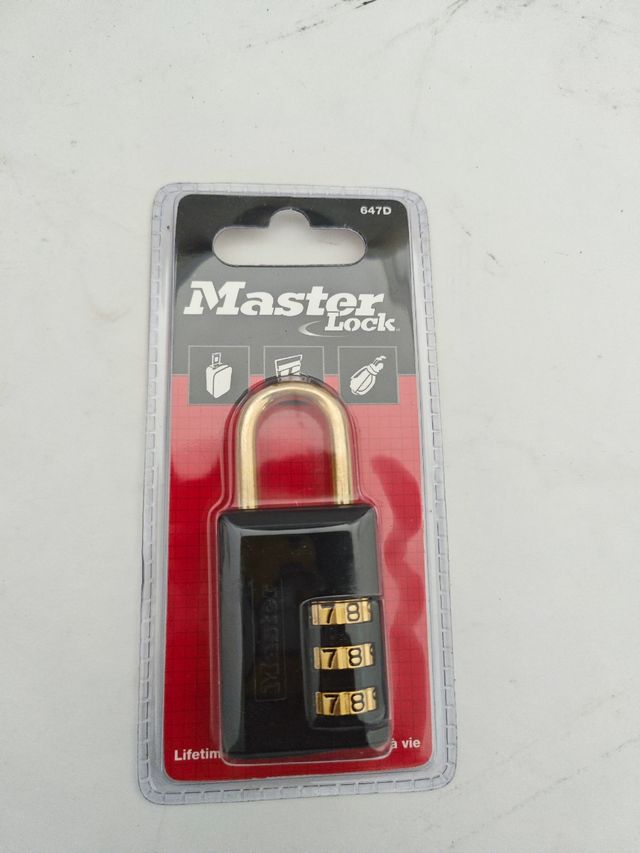 Lote de 120 candados de combinación