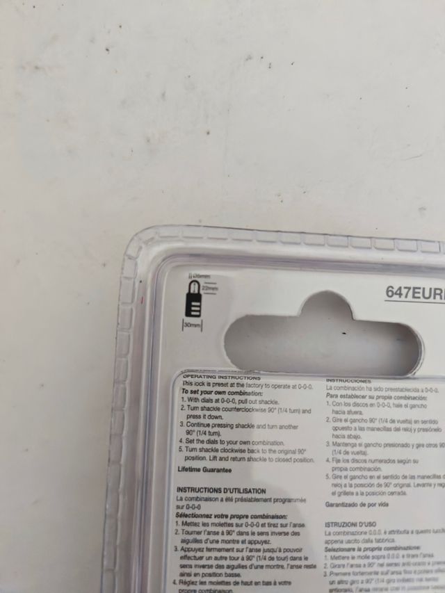 Lote de 120 candados de combinación