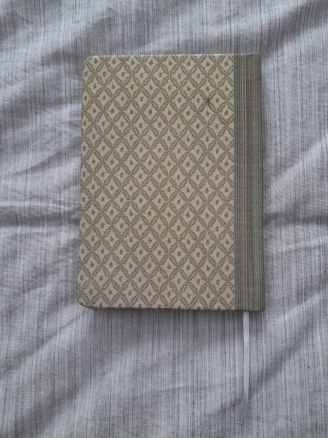 Cuaderno bloc encuadernado en tela