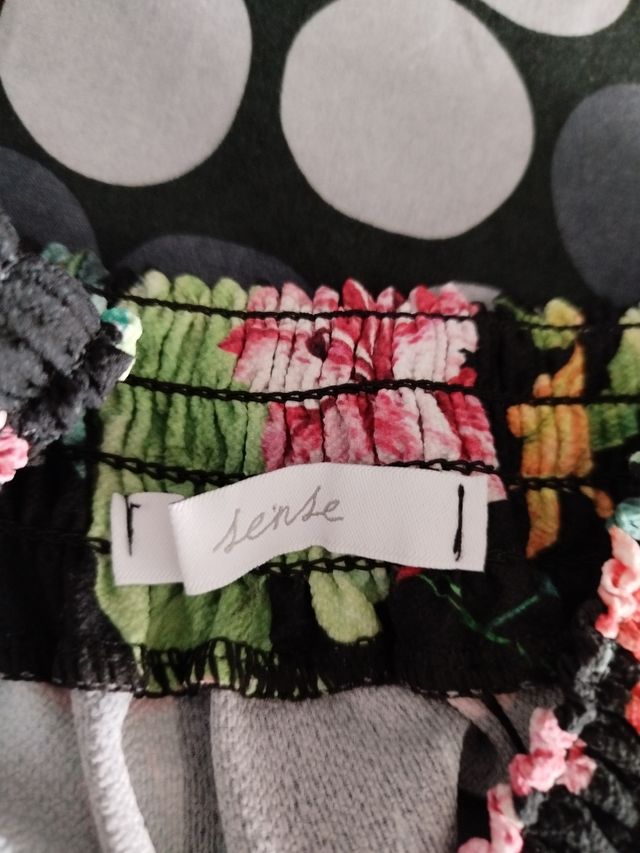 Vestido largo flores