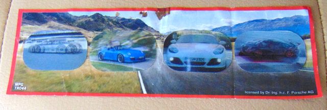 Fogliettino Porsche MPG TRO44 - Kinder