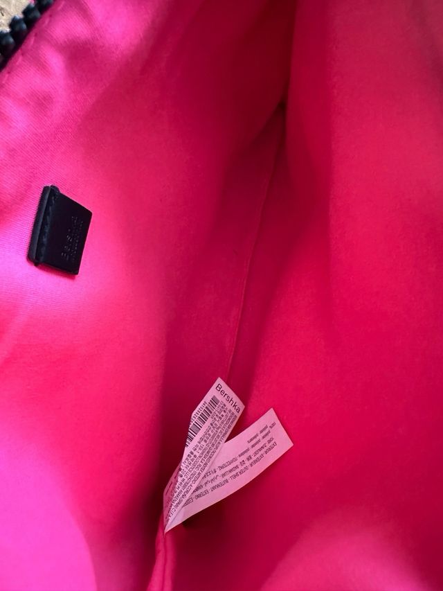 Borsa - pochette Bershka (fucsia)