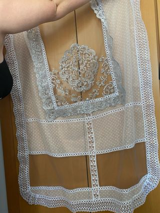 Manteletas PLATA fallera NUEVAS