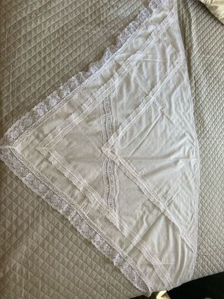 Manteletas PLATA fallera NUEVAS