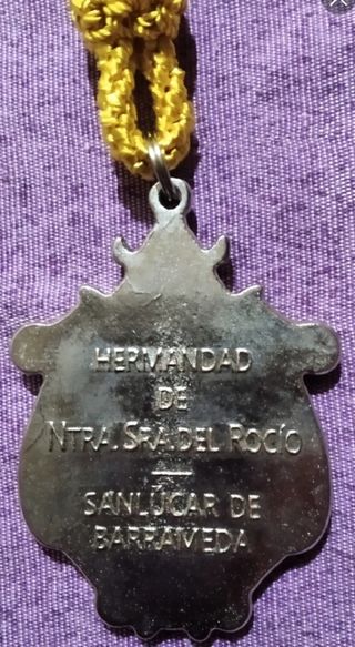 MEDALLAS VIRGEN DEL ROCÍO (1-5)