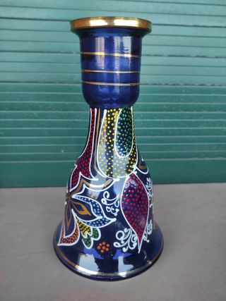 Vaso vintage finemente decorato