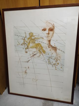 quadro in litografia segno zodiacale