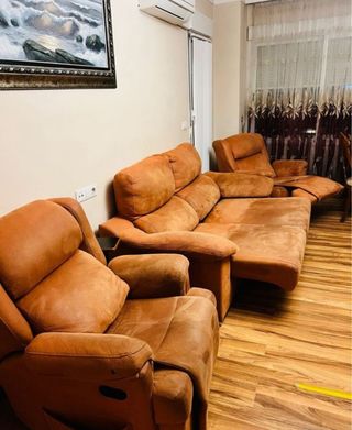 Sofá de 2 plazas naranja