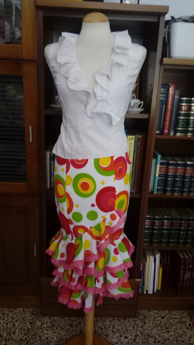 TRAJE DE FLAMENCA TALLA 36