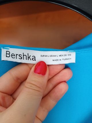 Camicia celeste donna