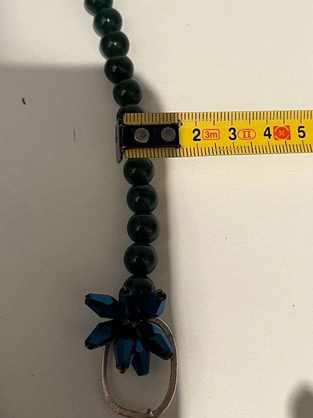 Bellissima collana di pietre dure colore verde