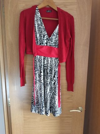 Conjunto Vestido de tirantes y chaqueta