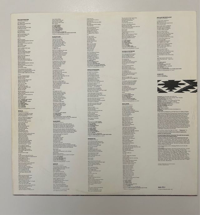 Jon Bon Jovi. Blaze of Glory. LP