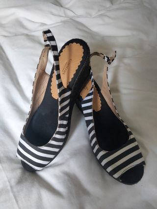 Cuñas esparto blanca y negras 41. Nuevas