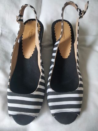 Cuñas esparto blanca y negras 41. Nuevas