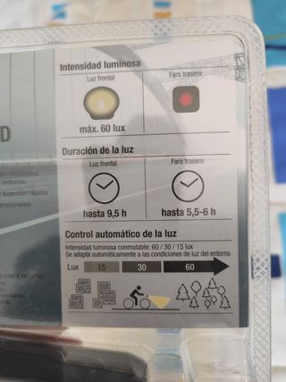 Set de luces LED para bicicleta