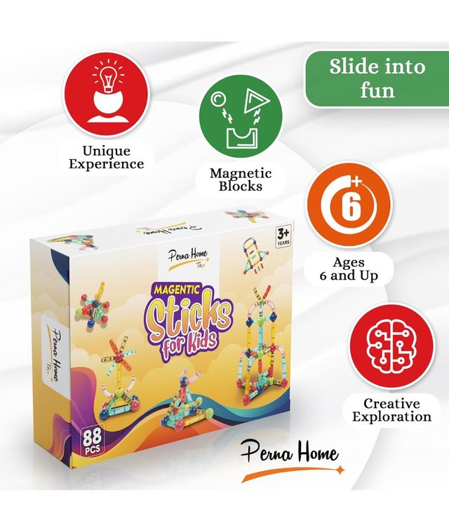 Set bloques magnéticos 88 PCS