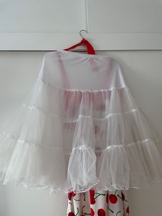 Vestido midi de evento estampado