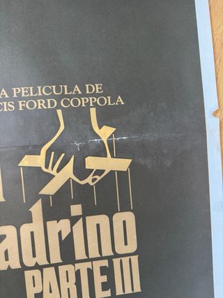 EL PADRINO PARTE 3 POSTER ORIGINAL