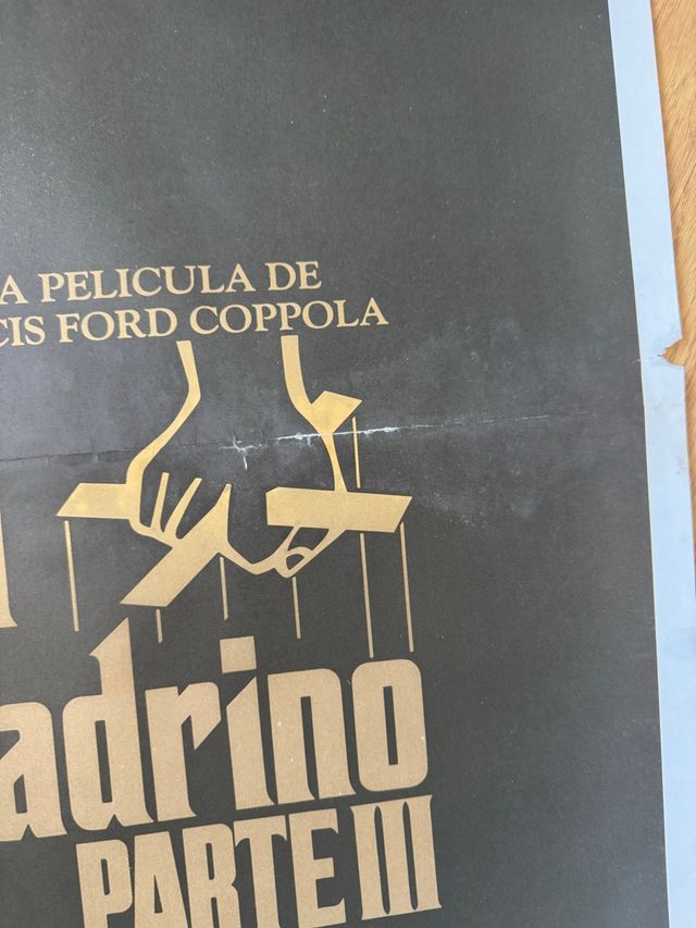 EL PADRINO PARTE 3 POSTER ORIGINAL