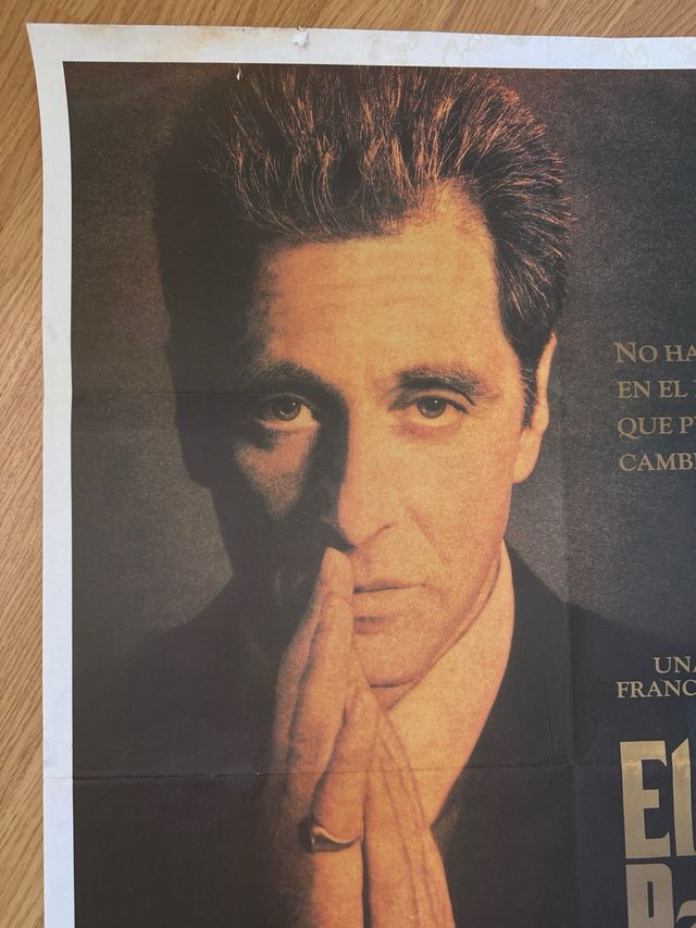 EL PADRINO PARTE 3 POSTER ORIGINAL