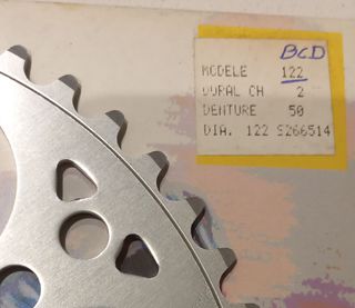 Plato Stronglight Ruta 50d BCD 122mm compatible.