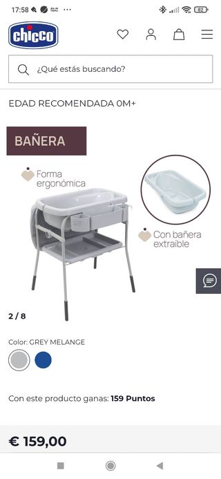 Bañera bebé Chicco