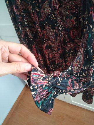 Blusón largo Mango talla M