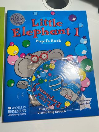 Libros ingles Little Elephant 1 y 2