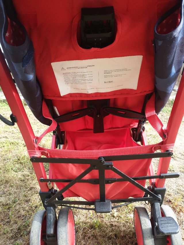 Carro TucTuc Rojo Paseo Bebe