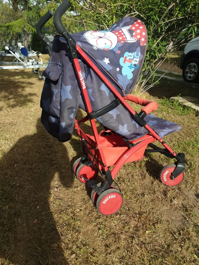 Carro TucTuc Rojo Paseo Bebe