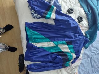 Chaqueta azul vintage