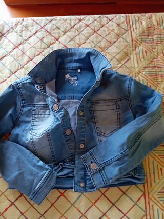 Giubbino bambina jeans