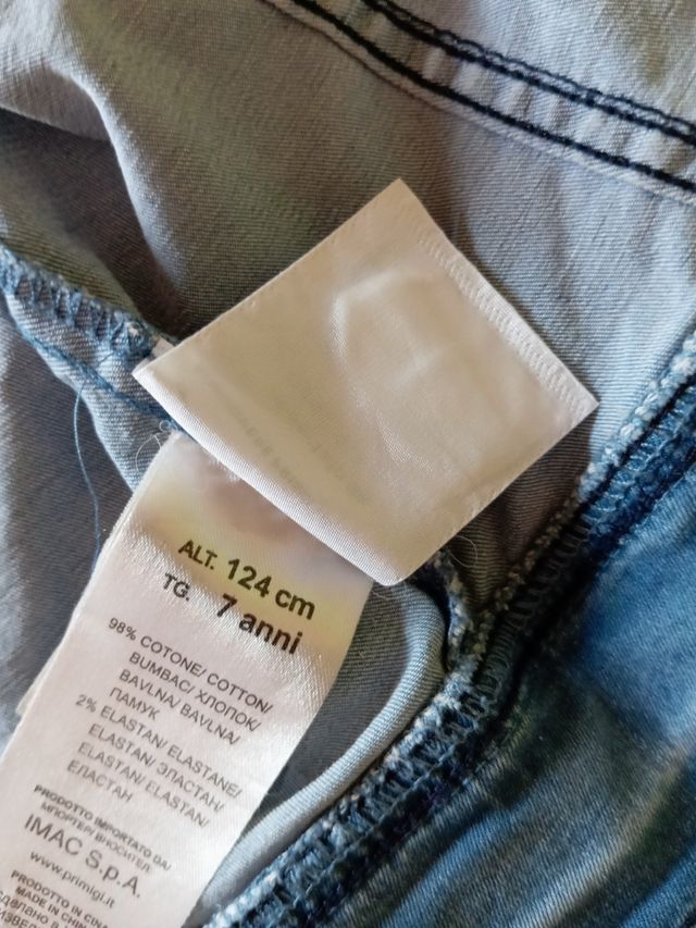 Giubbino bambina jeans