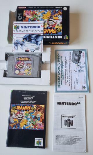 SUPER SMASH BROS 🇪🇺🇪🇸 nintendo 64 N64 snes nes