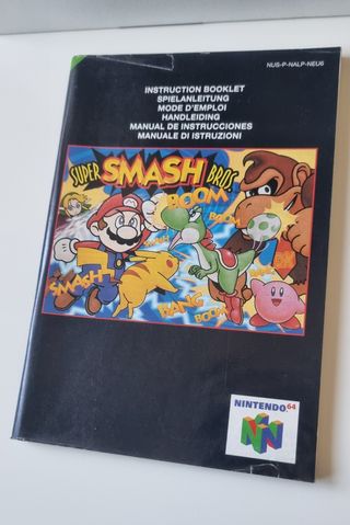 SUPER SMASH BROS 🇪🇺🇪🇸 nintendo 64 N64 snes nes