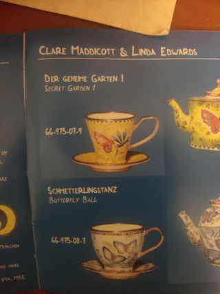 Teiera e tazzina charlotte di vita