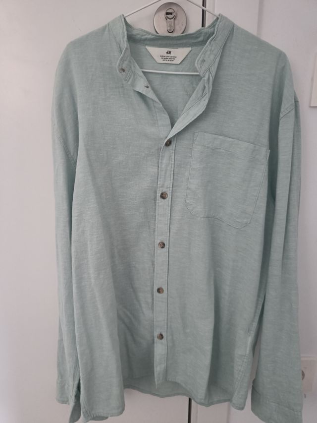 Camisa fiesta nino lino T164