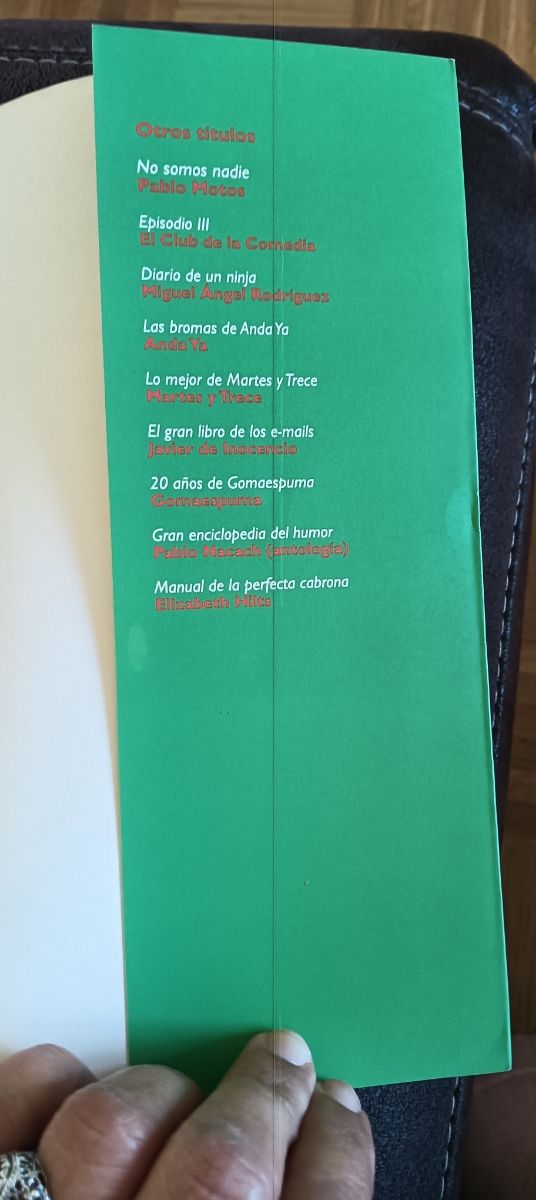 Libro de Óscar terol