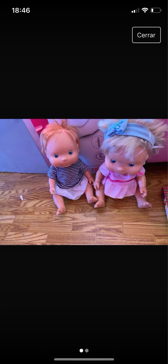 Lote muñecos mila y malo