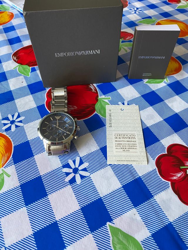 Orologio Emporio Armani da Collezione Cronografo