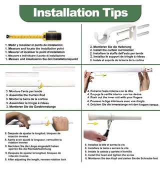 Barra Cortinas Extensible 86-160 cm