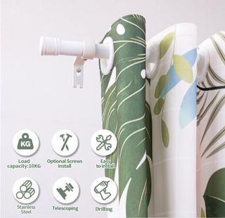 Barra Cortinas Extensible 86-160 cm