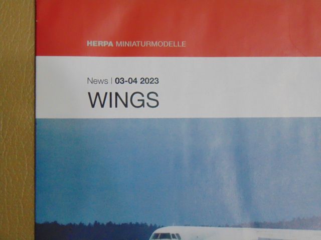 Catalogo Herpa aprile 2023