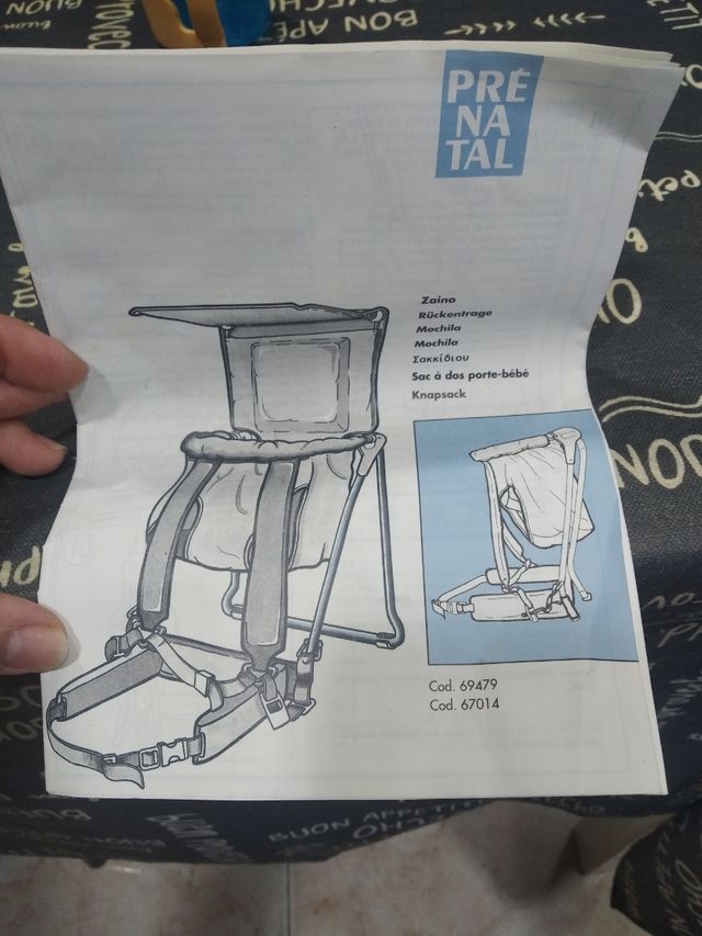 Motxilla porta bebé